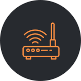Fixed Home Wi-Fi Solutions icon - Fast internet for home use